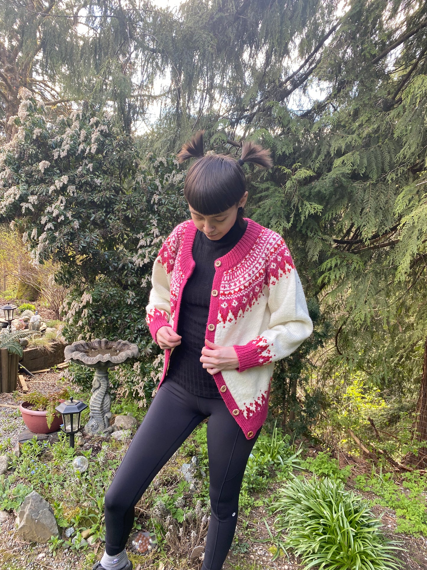 Handmade Secondhand Button-up Sweater