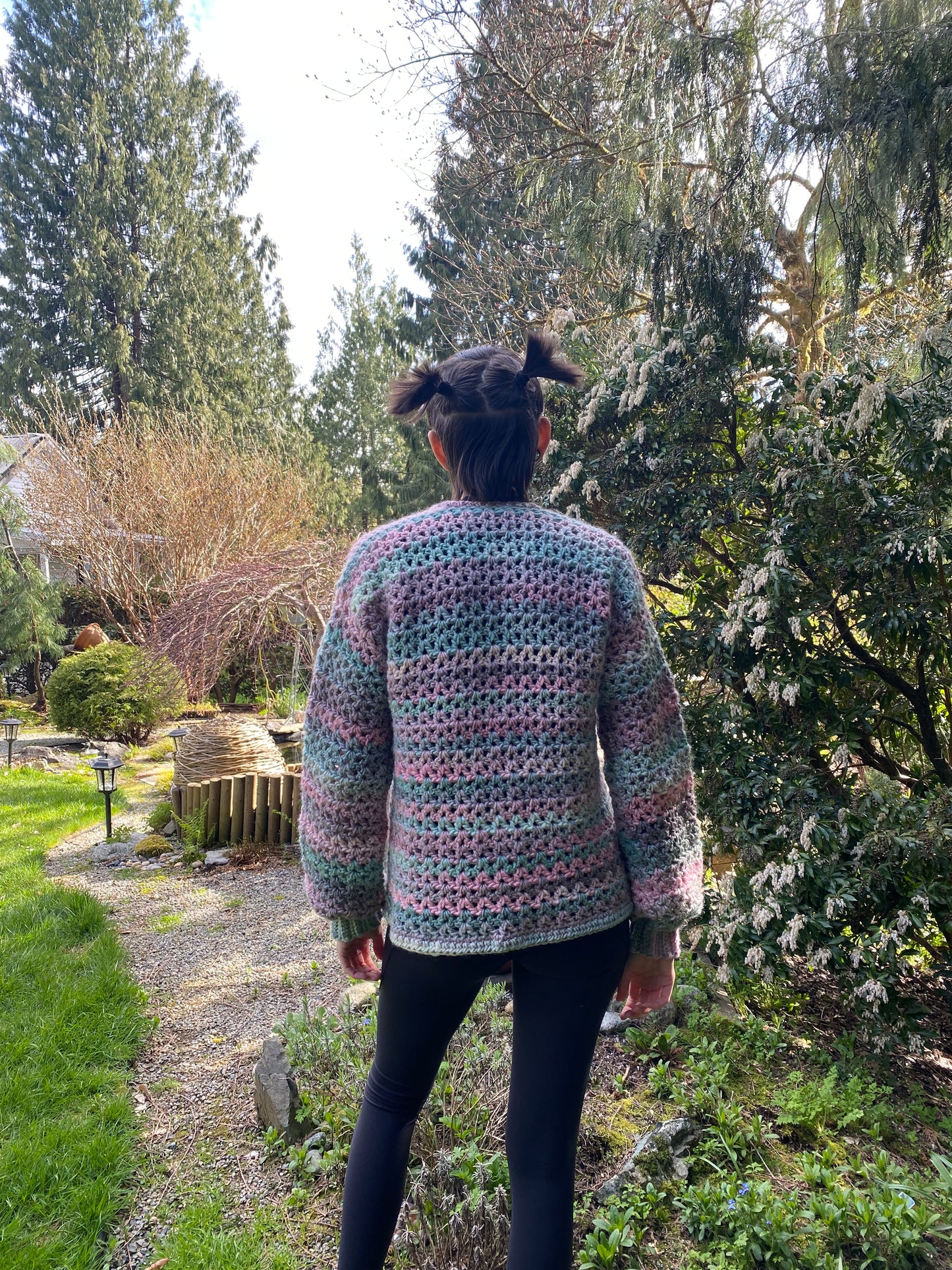 Handmade Cotton Candy Cardigan