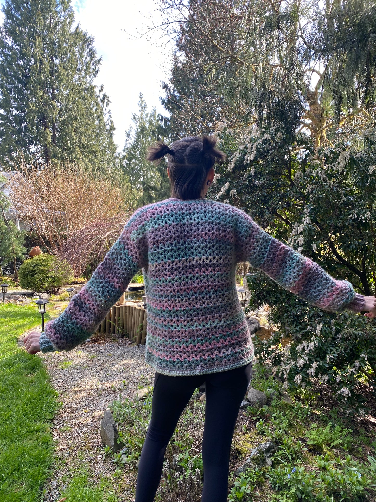 Handmade Cotton Candy Cardigan