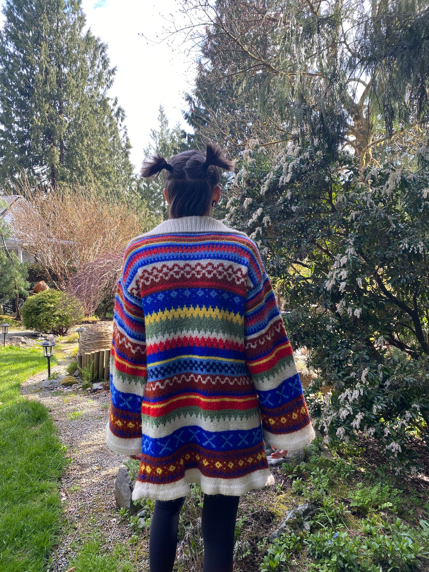 Multicolour Handmade Secondhand Cardigan