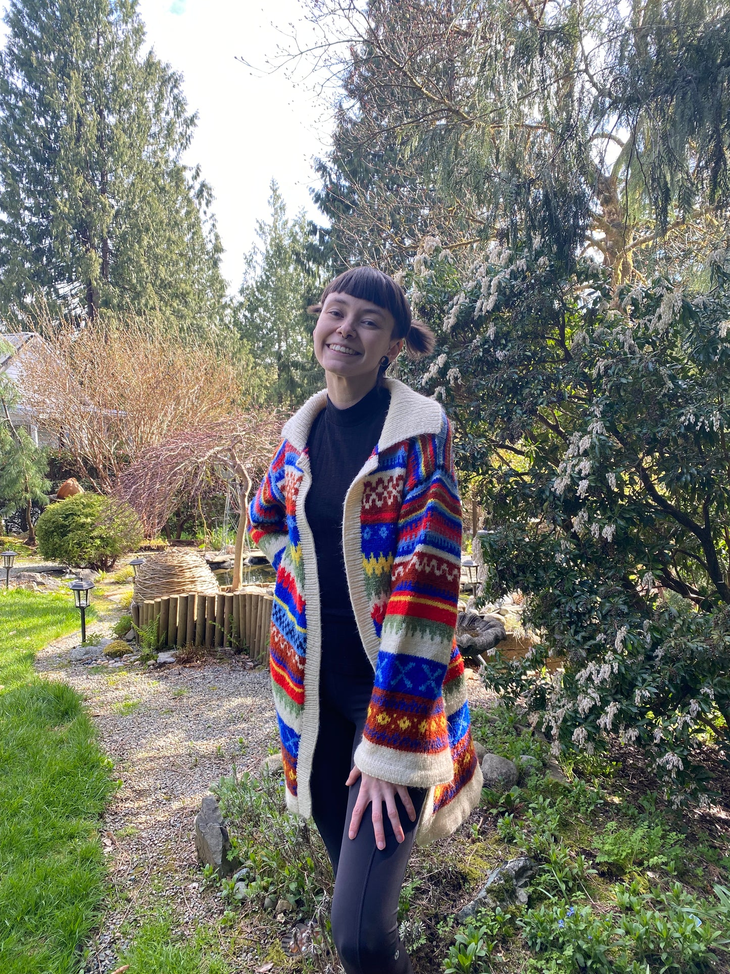 Multicolour Handmade Secondhand Cardigan