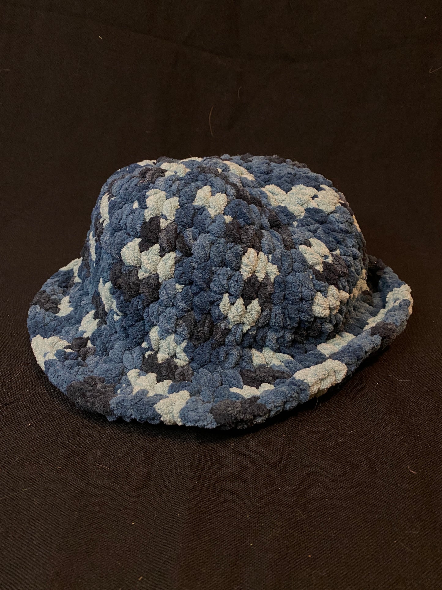 Handmade Crochet Fluffy Bucket Hat