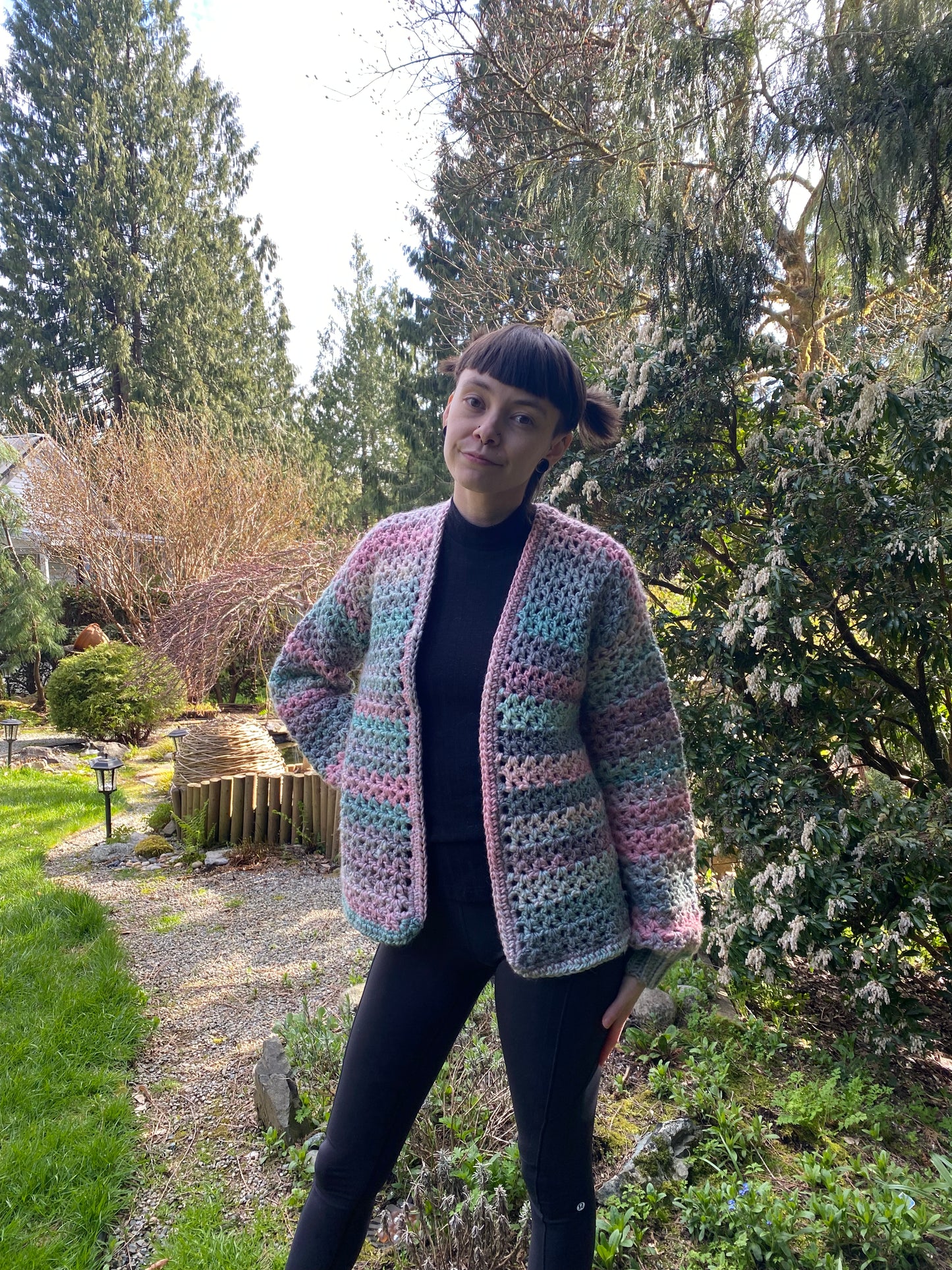 Handmade Cotton Candy Cardigan